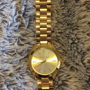 Big gold Michael Kors watch
